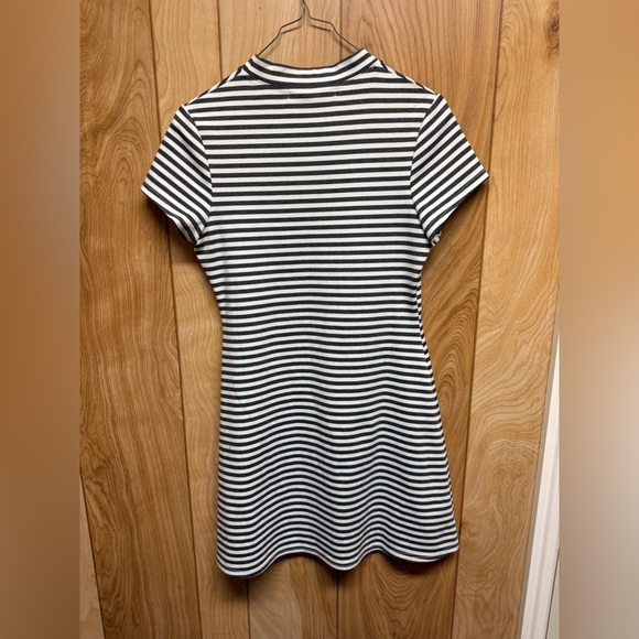 Free People FP Beach Striped Mock Neck Mini Dress - Picture 7 of 9